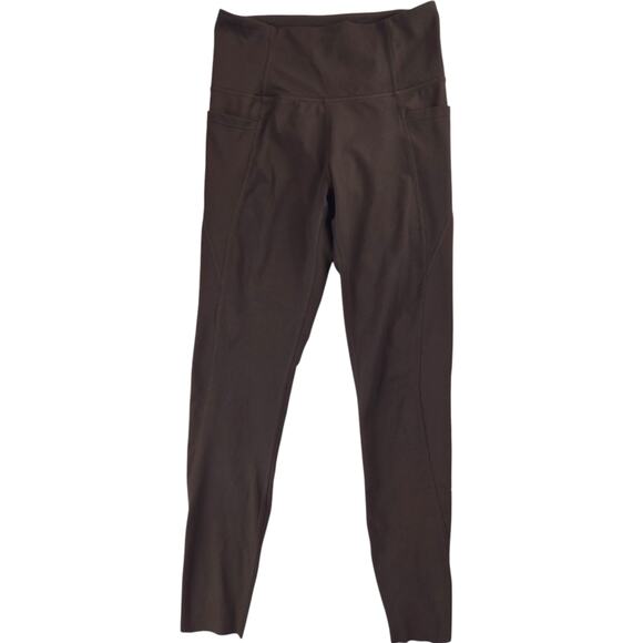 Danskin | Brown Work Out Leggings w/ Reflective Calves | Size Small - Picture 1 of 5